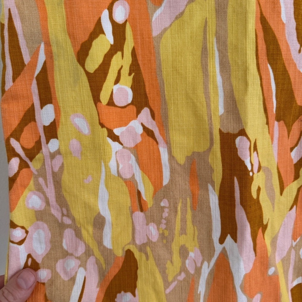 Vintage J. Crew Cotton Limoncello Print Mini Skirt Sz XS Y2K - Picture 2 of 8